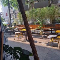 Outdoor seating. at VeZa in Belgrade