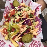 Garlic Chilli Chick’n Kebab at Döner Summer in Leeds