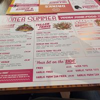 Menu at Döner Summer in Leeds