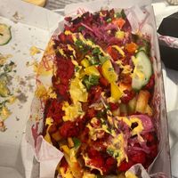 Chilli and garlic dinner kebab box at Döner Summer in Leeds