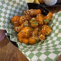 Buffalo cauliflower with blue cheese fondue  at Döner Summer in Leeds