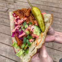 Doner kebab at Döner Summer in Leeds