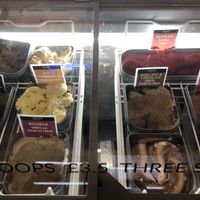 Big array of vegan ice creams  at Döner Summer in Leeds