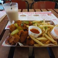 Chick'n platter at Döner Summer in Leeds
