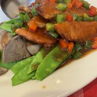 Portobello mushroom with chicken steak  at Yuan Fu in Rockville