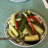 The pickles were great!   at Yuan Fu in Rockville