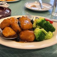 General Tso’s chicken and broccoli   at Yuan Fu in Rockville