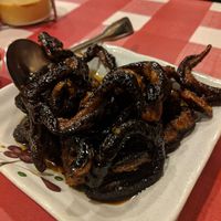 Crispy black mushrooms at Yuan Fu in Rockville