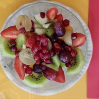 Salade de fruit at Sabai Sabai in Argeles-sur-mer