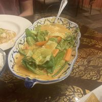 Panang Curry, also super fresh and tasty; loved all the veg in this one  at The Basil in Carson City