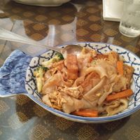 Pad See Ew noodles with tofu at The Basil in Carson City