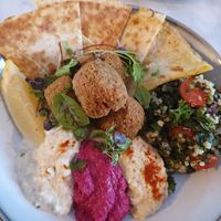 Vegan Falafel Bowl at Wise Monkey Cafe in Berowra