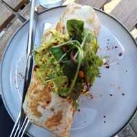 Vegan Breakfast Burrito at Wise Monkey Cafe in Berowra