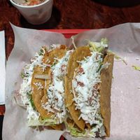 Asada, pastor, and hongos tacos at SoyMexican in Las Vegas