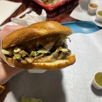 Torta with mushrooms and sour cream 🤤   at SoyMexican in Las Vegas