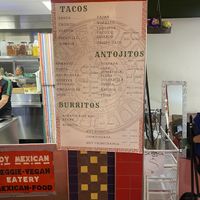 Menu  at SoyMexican in Las Vegas
