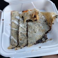 Mushrooms quesadilla wow at SoyMexican in Las Vegas