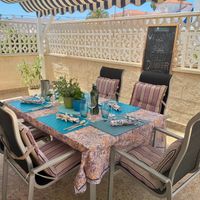 Outside terrace at Vegantisch  in Alicante