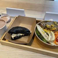 Vego all day (HKD148) plus hot chocolate latte (HKD48) at Vego Coffee 齋啡 in Kowloon