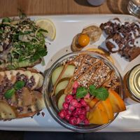 Brekkie plate #Veganuary at Beans & Nuts in Bern