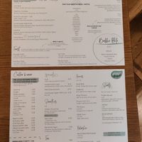 Menu at Beans & Nuts in Bern