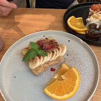 Banana Gluten Free Toast  at Beans & Nuts in Bern