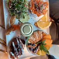 Breakfast set 35 CHF at Beans & Nuts in Bern