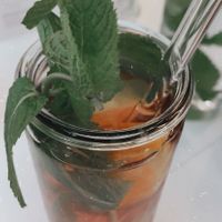 ice tea at Beans & Nuts in Bern