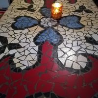 Mosaic Table at Azeitona - Beckstrasse in Hamburg