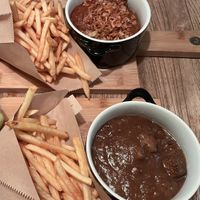 The tempeh saté was our favorite  at Het Slimme Schaap in Elsloo