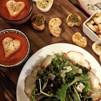 Voorgerecht plantaardig Valentijns-menu at Het Slimme Schaap in Elsloo