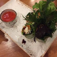 crispy tofu spring roll from the weekly special at VietAroma in Karlsruhe