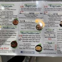 English menu  at Loving Hut 愛家 - Tseuk Luk in Kowloon