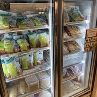 Frozen vegan meat  at Loving Hut 愛家 - Tseuk Luk in Kowloon