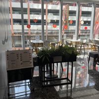 Dining area with views to the city   at Loving Hut 愛家 - Tseuk Luk in Kowloon