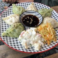 Dumplings. at Veganaa in Berlin