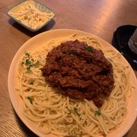 Spaghetti Bolognese  at Veganaa in Berlin