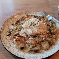 Simple looking, sure, but oh sooo tasty!! at Veganaa in Berlin