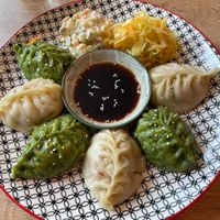 Mongolian dumplings (Buuz) at Veganaa in Berlin