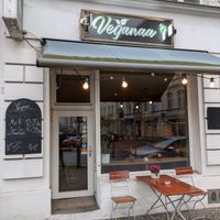 Outside of Veganaa at Veganaa in Berlin