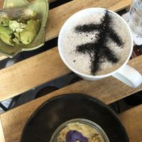 Latte Sésame at Mori Cafe in Paris