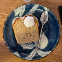 sesame cake  at Mori Cafe in Paris