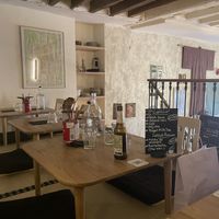Upstairs - typical Japanese seating area  at Mori Cafe in Paris