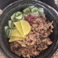 Gyudon   at Mori Cafe in Paris