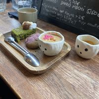 Cafe gourmand  at Mori Cafe in Paris