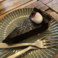 Sesame flan  at Mori Cafe in Paris