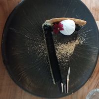 Flan au sésame at Mori Cafe in Paris