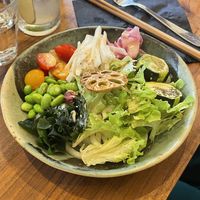 Udon salada (seasonal)  at Mori Cafe in Paris