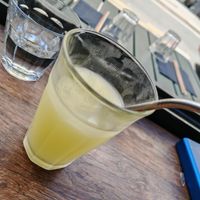 homemade lemonade at Mori Cafe in Paris