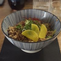 Teriyaki don  at Mori Cafe in Paris